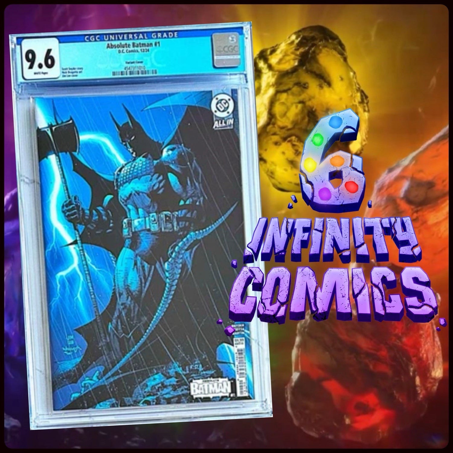 Batman, Absolute Batman, Jim Lee, Nick Dragotta, CGC, CGC 9.6