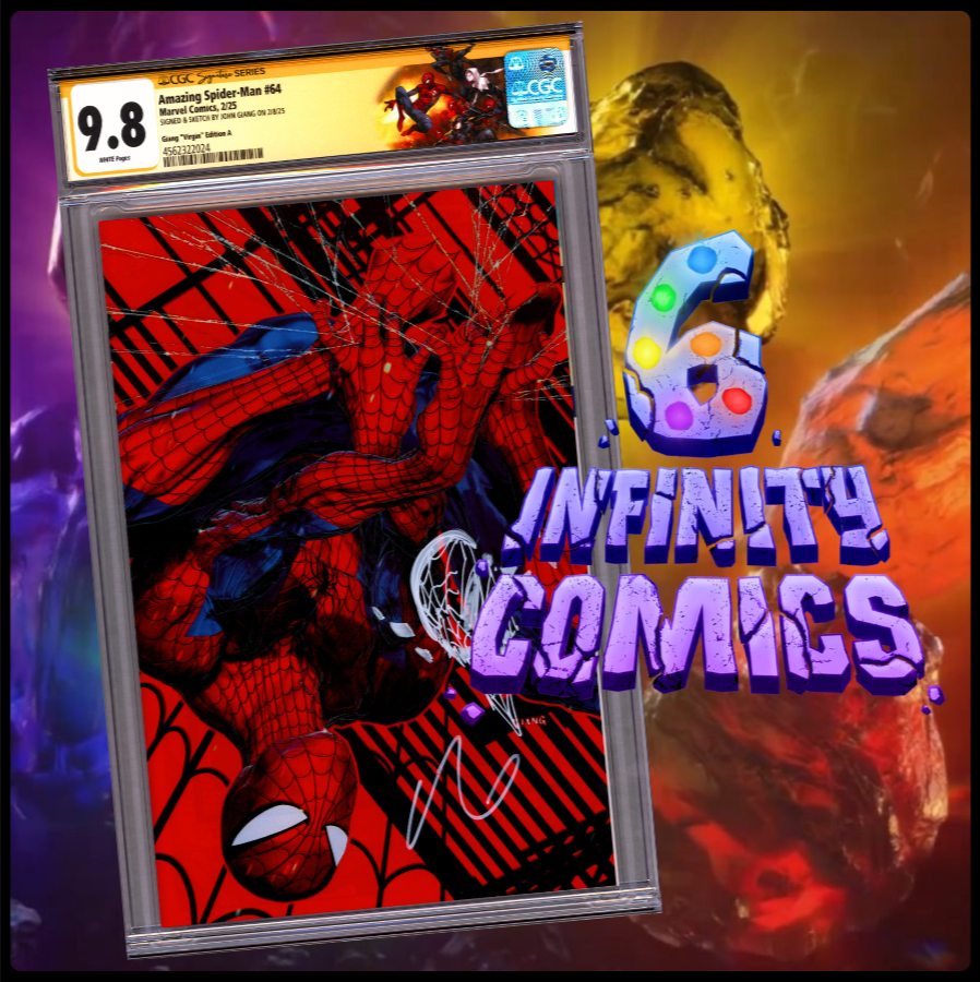 AMAZING SPIDER-MAN #64 VIRGIN CGC 9.8 SS 🔥 SIGNED AND REMARKED BY JOHN GIANG