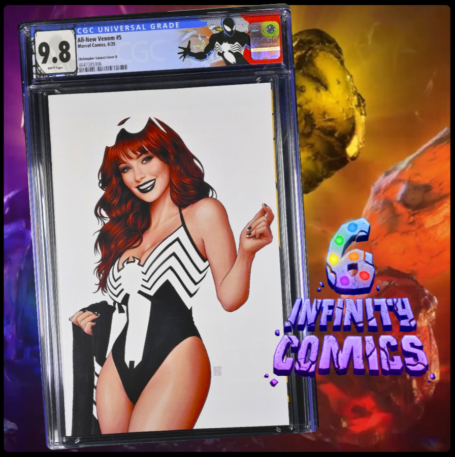 ALL-NEW VENOM #5 CGC 9.8 π₯ COVER B JTC WHITE NEGATIVE SPACE VIRGIN