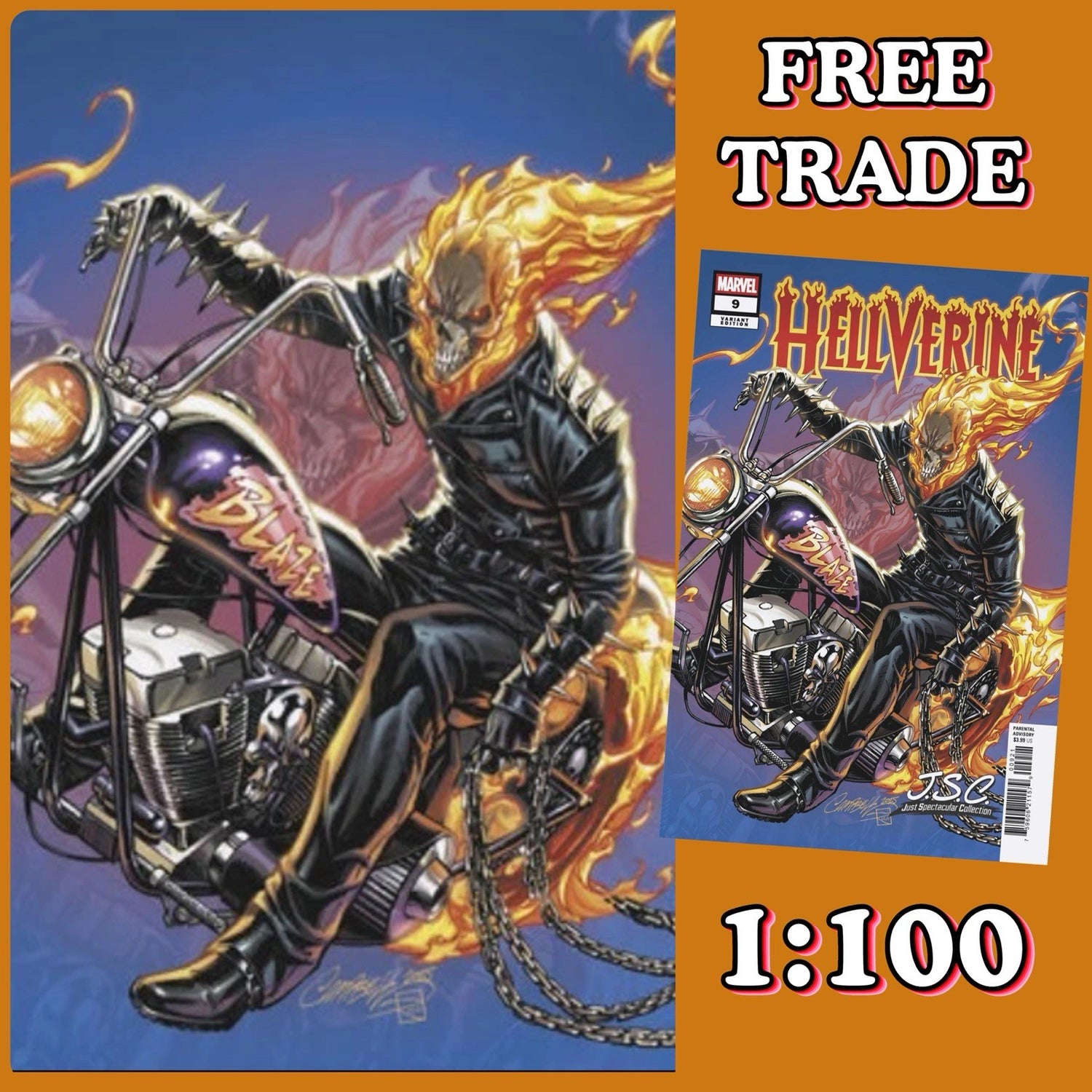 Ghost rider, j. Scott Campbell, jsc