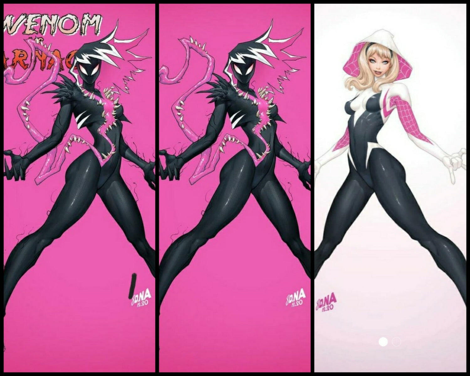 🔥KING IN BLACK GWENOM VS CARNAGE 1 Nakayama SPIDER-MAN VENOM KNULL GHOST crain