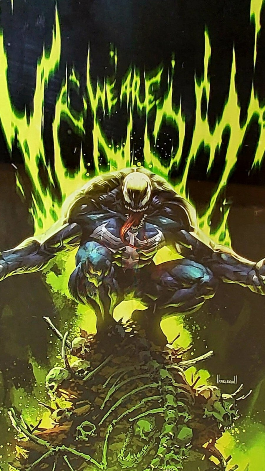 Venom #30 KAEL NGU Green Virgin Variant Knull Codex 🔥crain 7 jtc