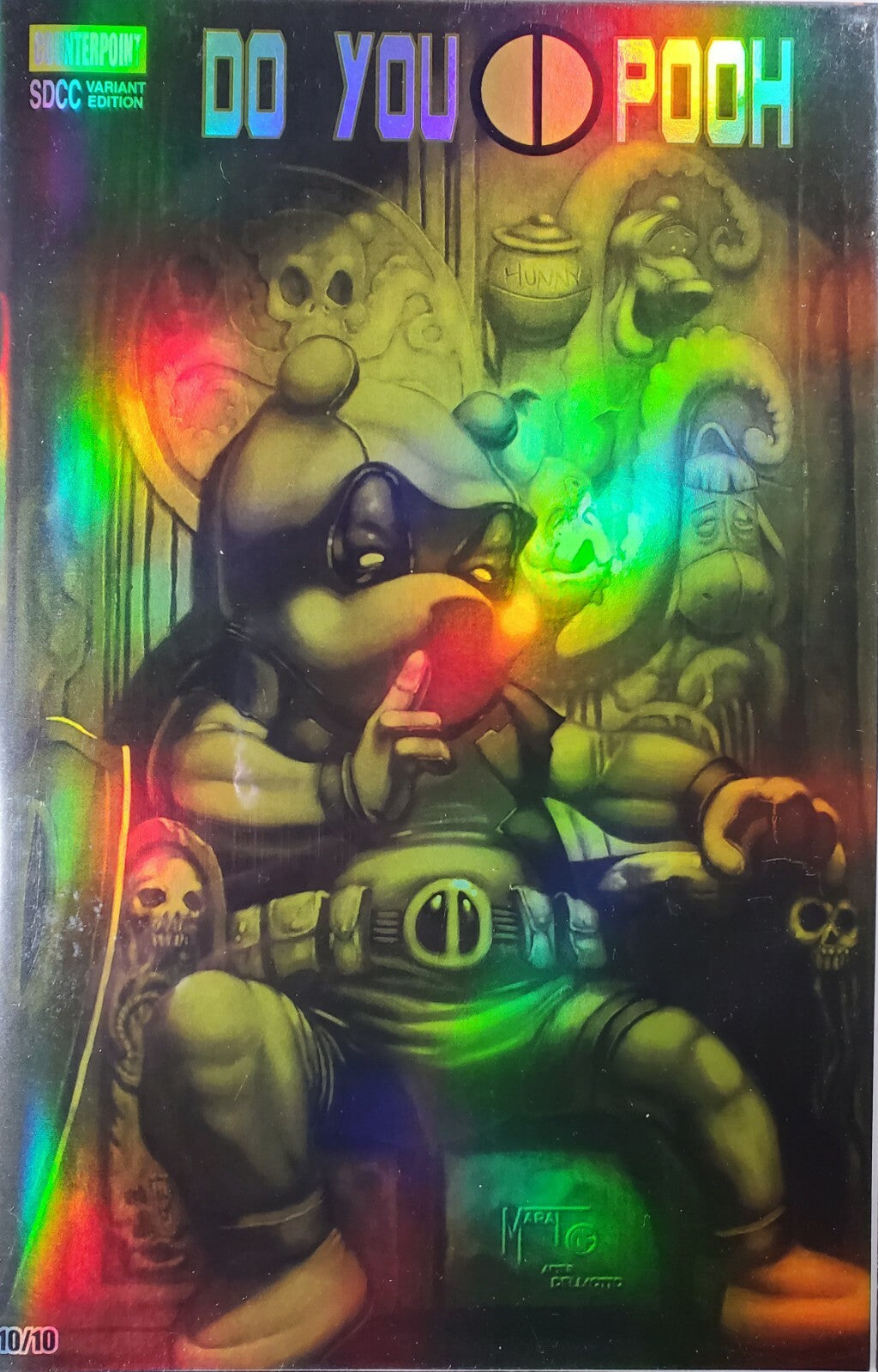 Do You Pooh Secret Empire #10 Gold Foil Dell'Otto Homage Variant Marat Mychaels
