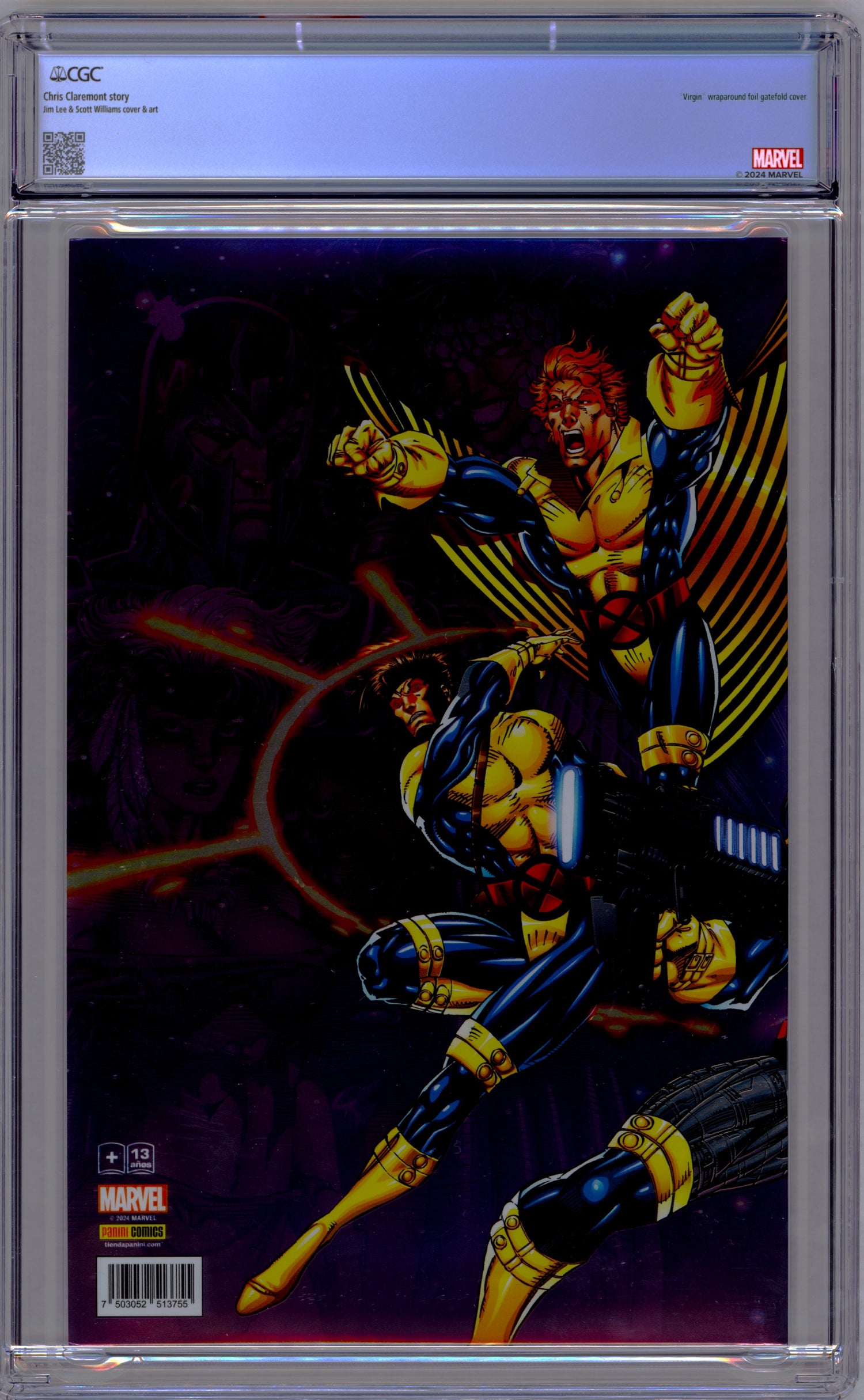 UNCANNY X-MEN NYCC WRAPAROUND REMASTERED EDITION #275 CGC 9.8 WITH CUSTOM LABEL