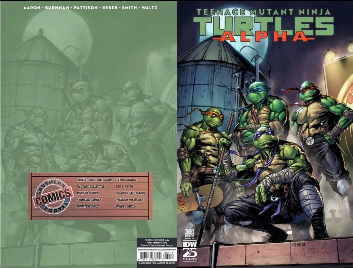 TEENAGE MUTANT NINJA TURTLES: ALPHA #1 SOUTHERN COMICS CARTEL EXCLUSIVE