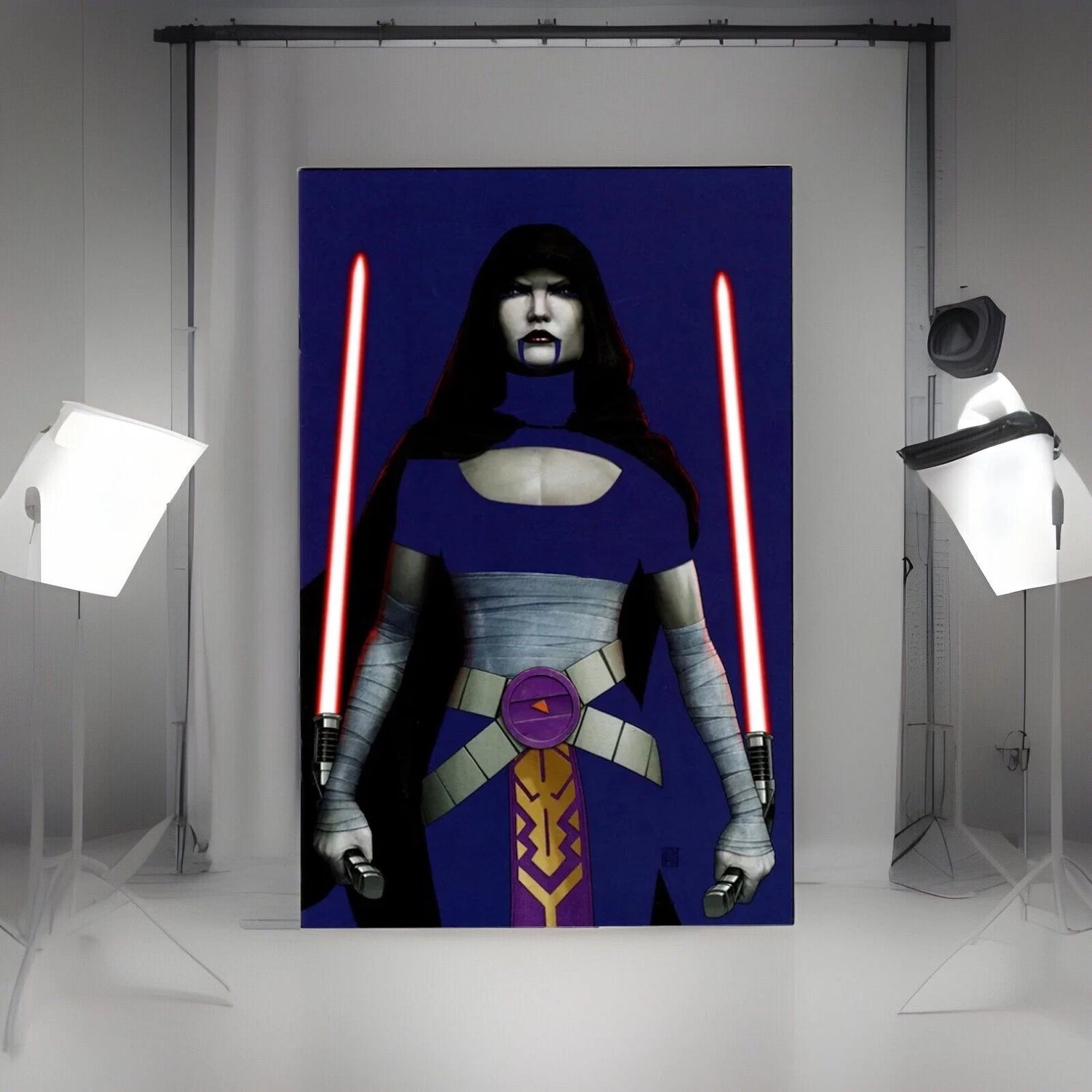 STAR WARS #41 (2024) NM LOT OF 2, DARTH MAUL, VENTRESS NEGATIVE SPACE JTC