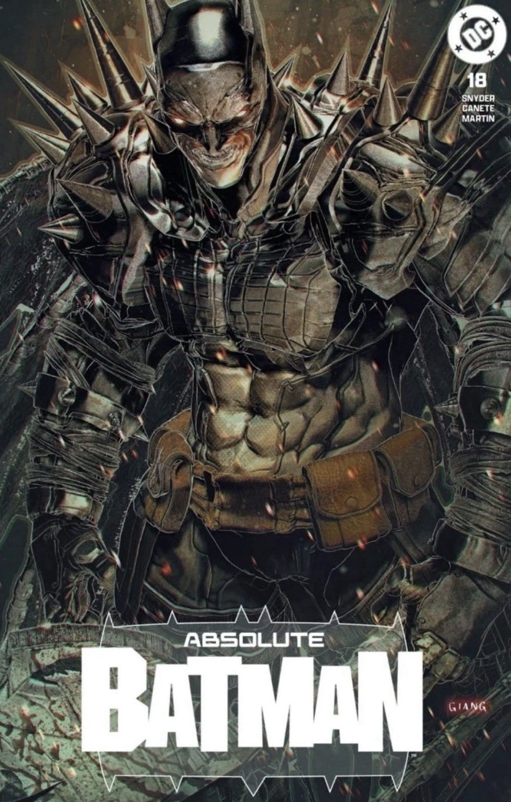 ABSOLUTE BATMAN #18 GIANG VIRGIN VARIANT SET 1ST COURT OF OWLS 🔥TOPLOADER!
