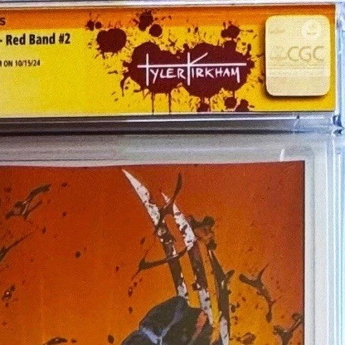 WOLVERINE: REVENGE - RED BAND #2 🔥 CGC 9.8 SS SKETCHED KIRKHAM VIRGIN VARIANT