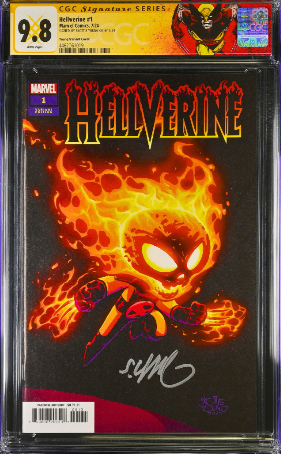HELLVERINE #1 CGC 9.8 SS 🔥 SKOTTIE YOUNG VARIANT SIGNED