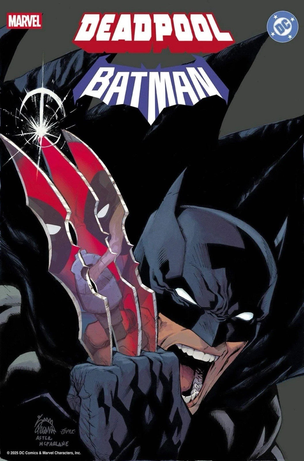 Marvel/DC: Deadpool/Batman #1 Ryan Stegman Variant (Mcfarlane Homage) TOPLOADER