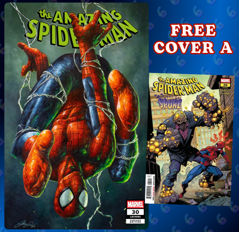 AMAZING SPIDER-MAN #30 🔥 JOHNNY DESJARDINS EXCLUSIVE TRADE VARIANT LTD