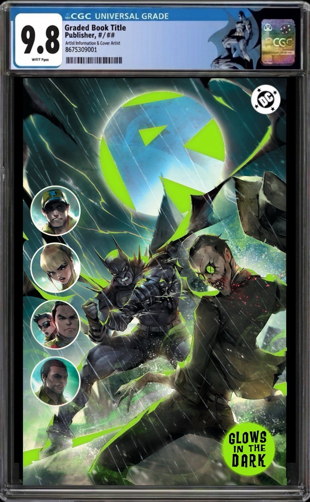 ABSOLUTE BATMAN #20 CGC 9.8🔥 IVAN TAO GLOW-IN-THE-DARK VARIANT LMT 1K PRE 5/13