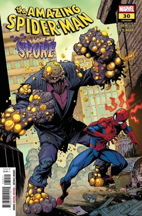 AMAZING SPIDER-MAN #30 🔥 JOHNNY DESJARDINS EXCLUSIVE TRADE VARIANT LTD