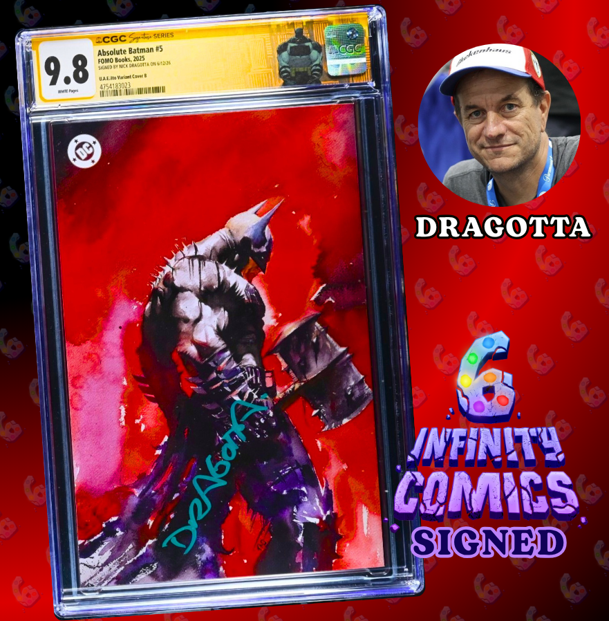 ABSOLUTE BATMAN 5 SS CGC 9.8 🔥 U.A.E. ITO COVER B SIGNED BY DRAGOTTA