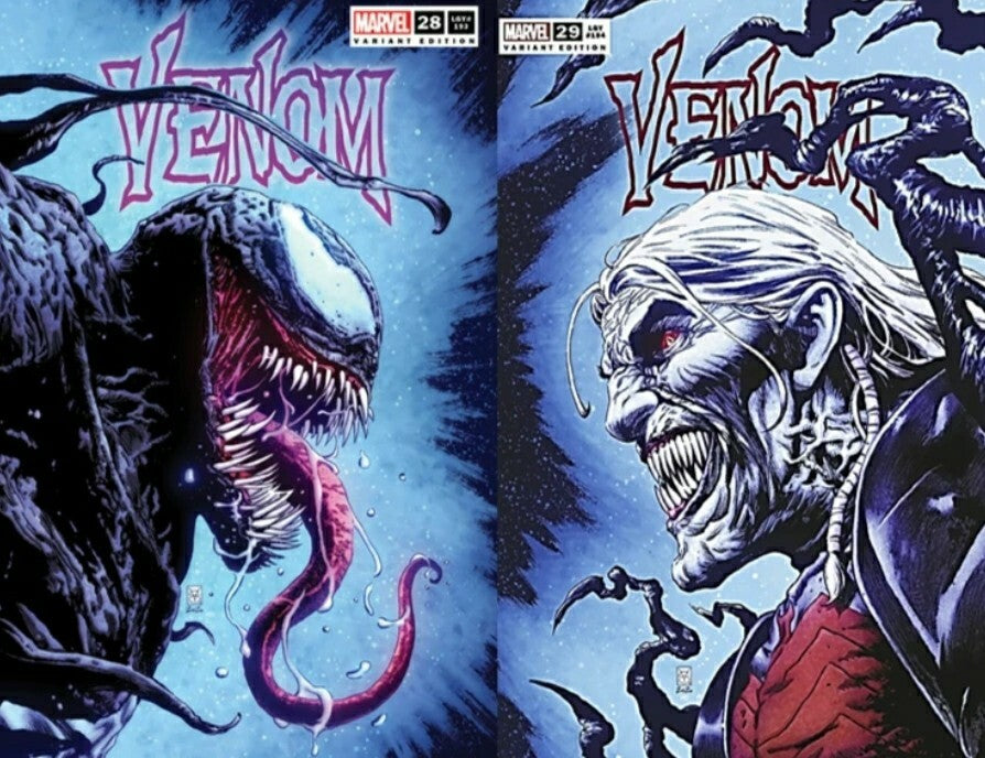 VENOM #28 & 29 Giangiordano connecting set🔥 Knull Codex 🔥skan crain 27