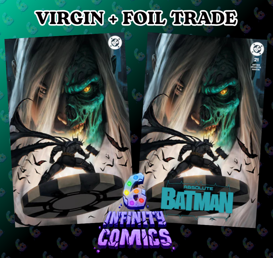 ABSOLUTE BATMAN #21 🦇🔥 AARON BARTLING EXCLUSIVE VIRGIN & FOIL TRADE PRE