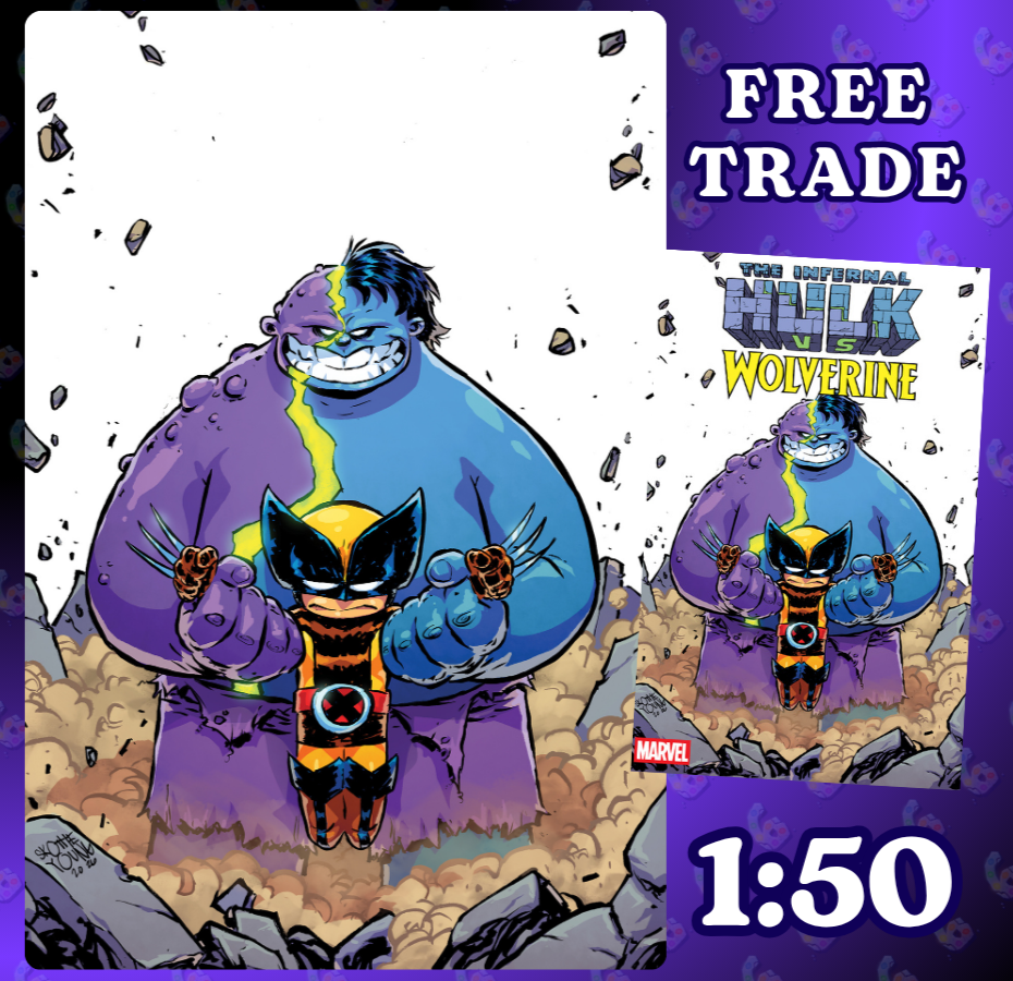 INFERNAL HULK VS. WOLVERINE #1 🔥 1:50 SKOTTIE YOUNG VIRGIN VARIANT