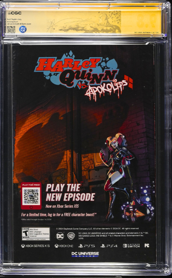ABSOLUTE BATMAN 1 SS CGC 9.8 🔥 LEE & WILLIAMS 5TH PRINT 2x SIGNED LEE & SNYDER