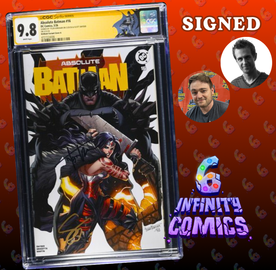 ABSOLUTE BATMAN #16 SS CGC 9.8 🔥 COVER A SIGNED BY TYLER KIRKHAM AND SNYDER
