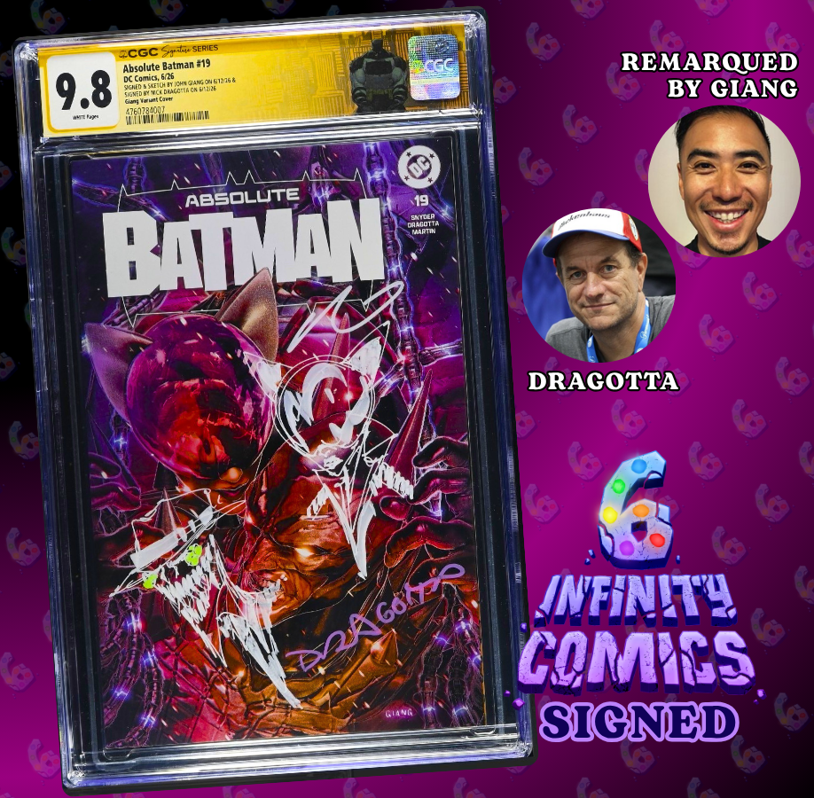 ABSOLUTE BATMAN 19 SS CGC 9.8 🔥 2x REMARQUED & SIGNED GIANG DRAGOTTA