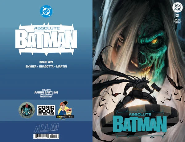 ABSOLUTE BATMAN #21 🦇🔥 AARON BARTLING EXCLUSIVE VIRGIN & FOIL TRADE PRE