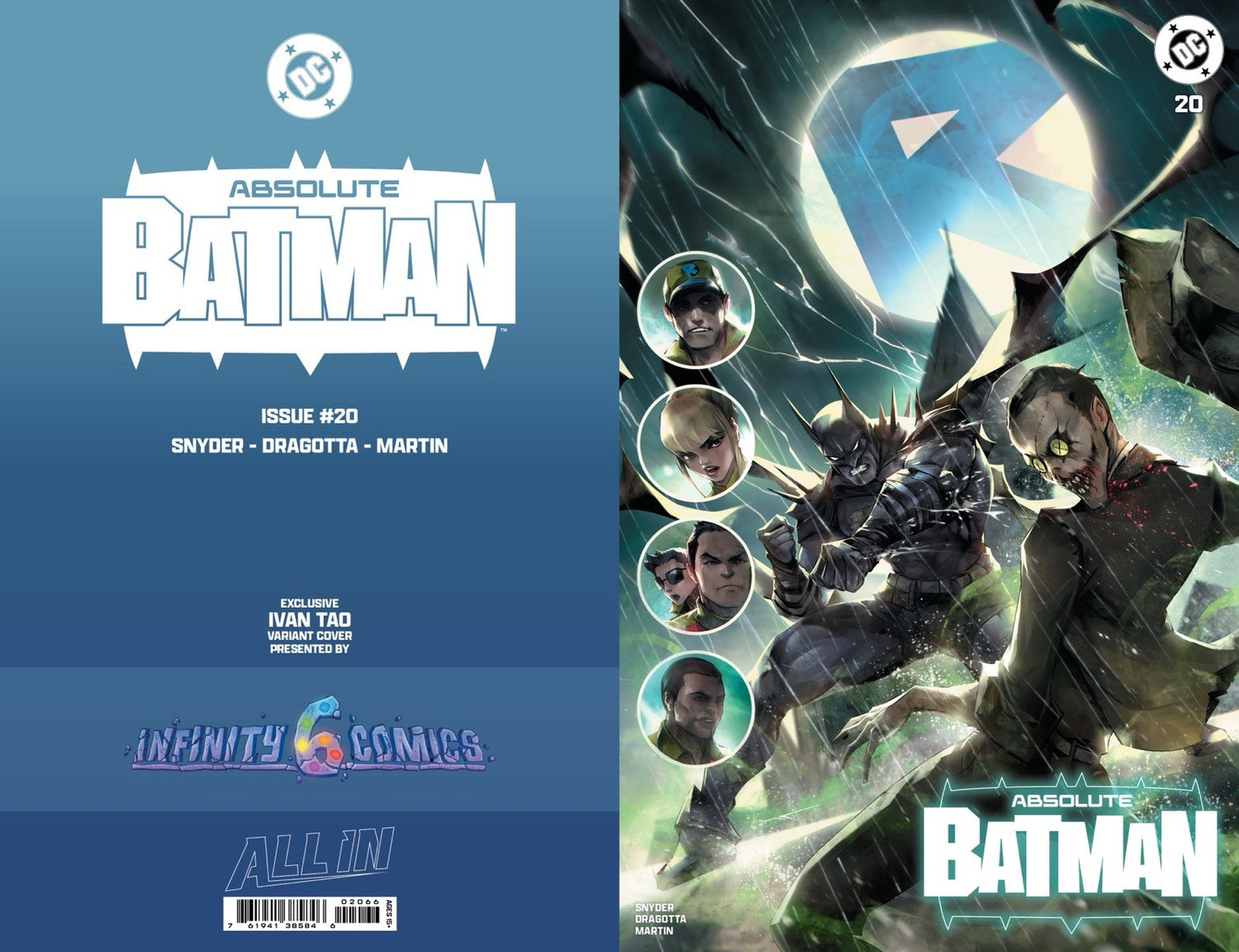 ABSOLUTE BATMAN #20 🦇🔥 IVAN TAO TRADE DRESS INFINITY6COMICS LMT 1K ‼️ PRE 5/13