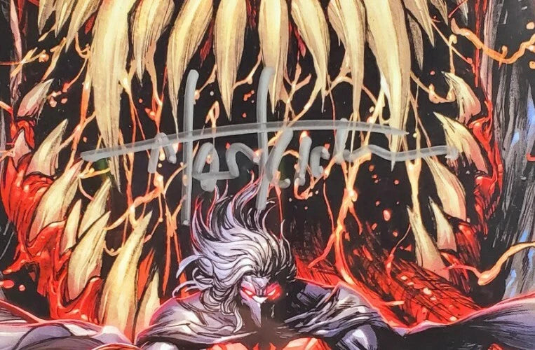 VENOM #26 SIGNED BY TYLER KIRKHAM W/ COA TOP SECRET VIRGIN 1ST NEW CHARACTER