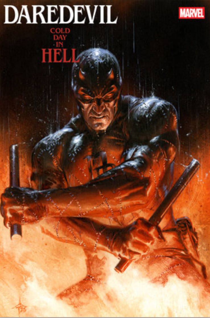 DAREDEVIL COLD DAY IN HELL #2 DELL OTTO TRADE VARIANT