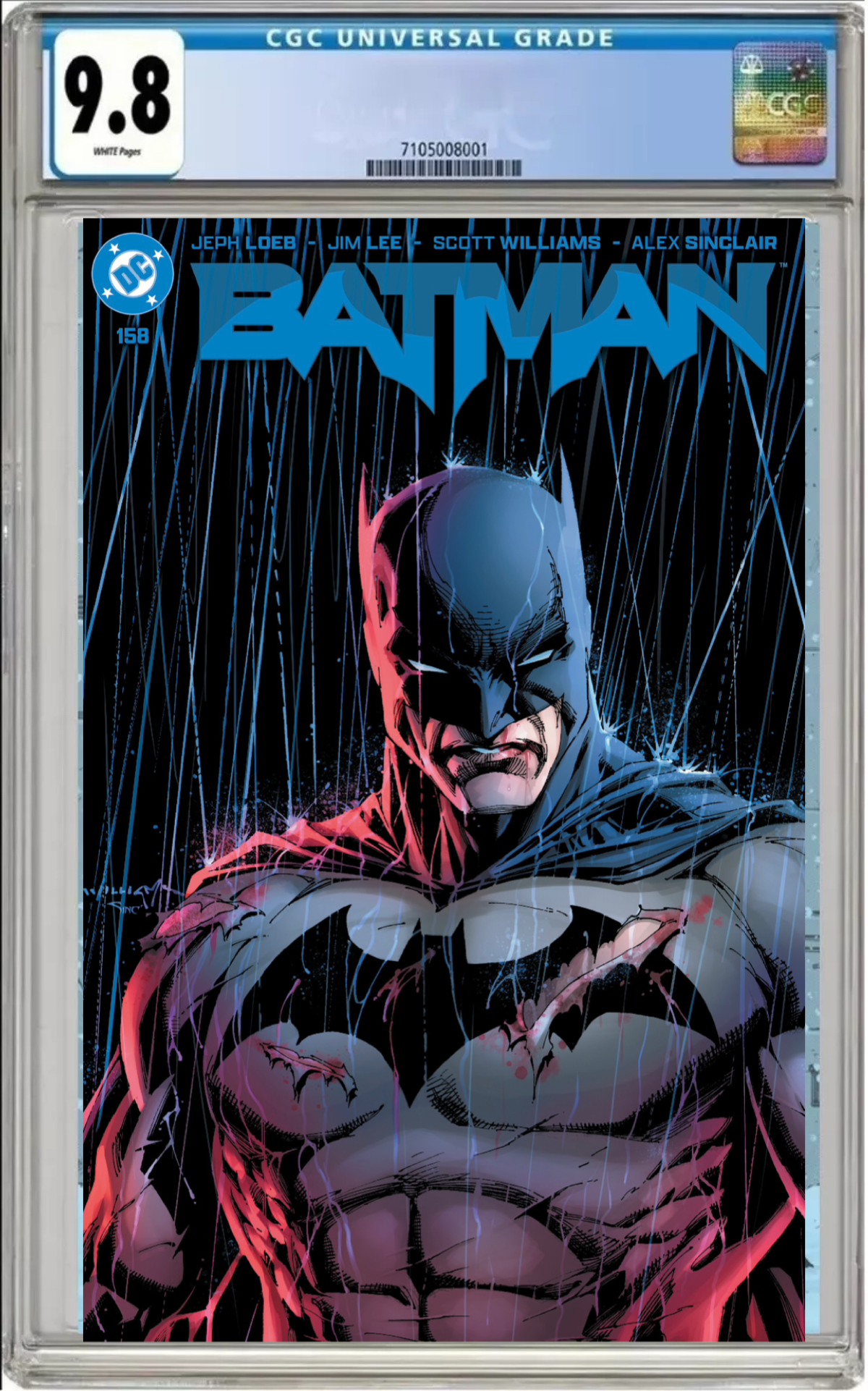 BATMAN #158 SCOTT WILLIAMS CGC 9.8 HUSH VARIANT EXCLUSIVE
