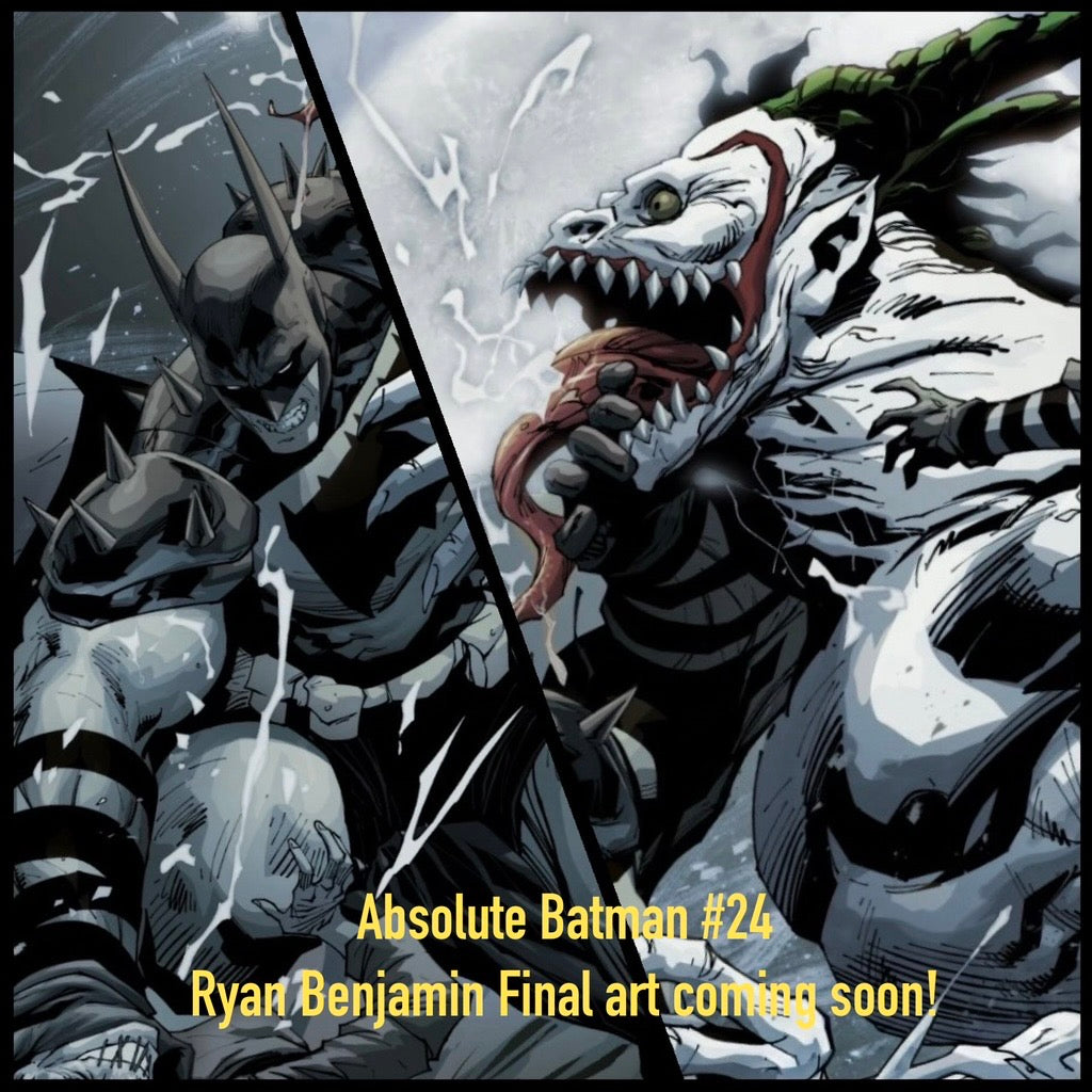 LIMITED PRESALE ‼️ ABSOLUTE BATMAN #24 🔥 2PK RYAN BENJAMIN FOIL & VIRGIN EXCLUSIVE + FREE 1:25