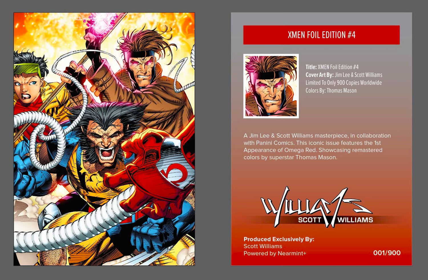 X-Men, Wolverine, Scott Williams, X-Men 4, X-Men Foil, COA, NYCC 2024, Uncanny X-Men