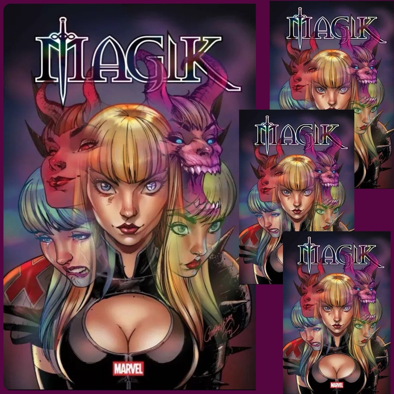 Magik, magik 4, jsc, j Scott Campbell, 4 pack, comic book lot