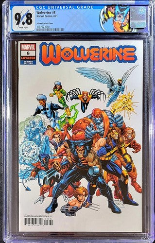 🔥 Wolverine #8 CGC 9.8 1:50 variant 🔥 Art Adams Trade 🔥 c2e2 jtc