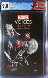 🔥🚨 MARVEL'S VOICES: LEGACY #1 CGC 9.8 DELL'OTTO TRADE 🔥 crain skan gleason