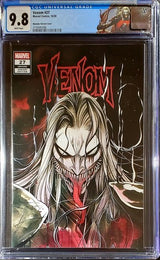 🔥🚨 Venom #27 Peach Momoko Trade Variant CGC 9.8 1st App Codex 🕸️ crain skan