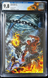 🔥🚨 GHOST RIDER #7 VIRGIN CGC 9.8 🔥 1st Appearance Of Exhaust 🔥 Custom Labels