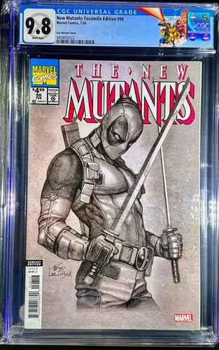 🔥 New Mutants #98 Inhyuk Lee 1:25 Variant CGC 9.8 - Facsimile 🔥 Doom 1 Custom