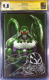 🔥🚨 Venom #30 CgC 9.8 virgin Signed & sketch Remark by Tyler Kirkham Scorpion