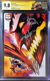 Venom #3  SS CGC 9.8 signed by Stegman & Kirkham 🕸️1st App of Knull