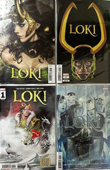 🔥🚨Loki (2023) 4pack Variants | Marvel Comics| Thor Artgerm