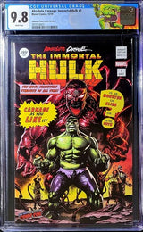 🚨🔥 Absolute Carnage Immortal Hulk #1 CGC 9.8 Variant 🔥 custom Label 🔥crain
