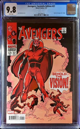 🔥🚨 Avengers #57 Facsimile Edition CGC 9.8 - 1st Vision 🔥 Crain Gleason jtc