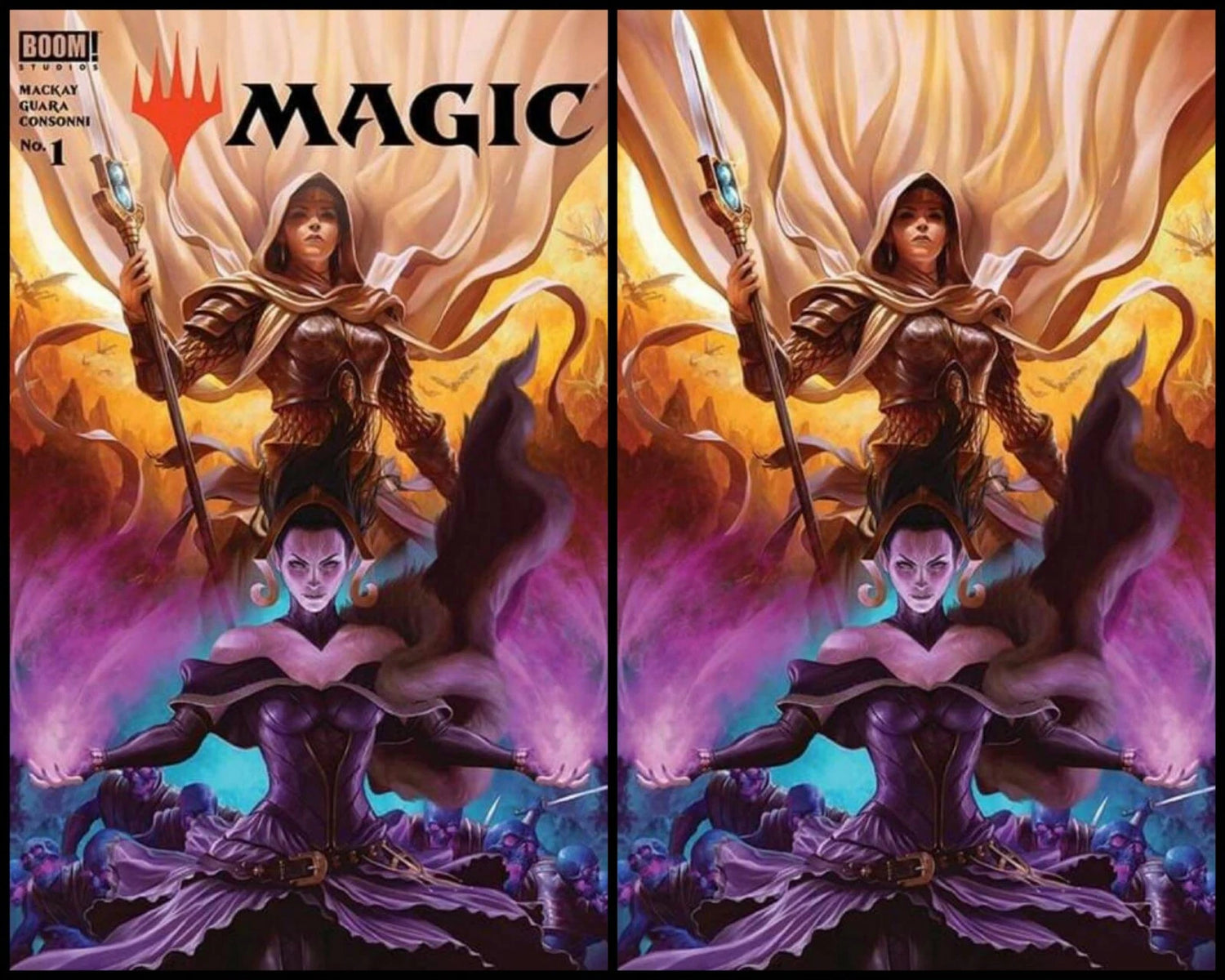 Magic The Gathering, Boom comics, Dave Rapoza, Chandra Nalaar, Virgin Variant, Virgin