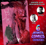 ABSOLUTE BATMAN #25 SNYDER & JOCK 2x SIGNED AND REMARQUED ROSE FOIL [SNYDER'S FIRST DRAWN COMIC BOOK COVER]