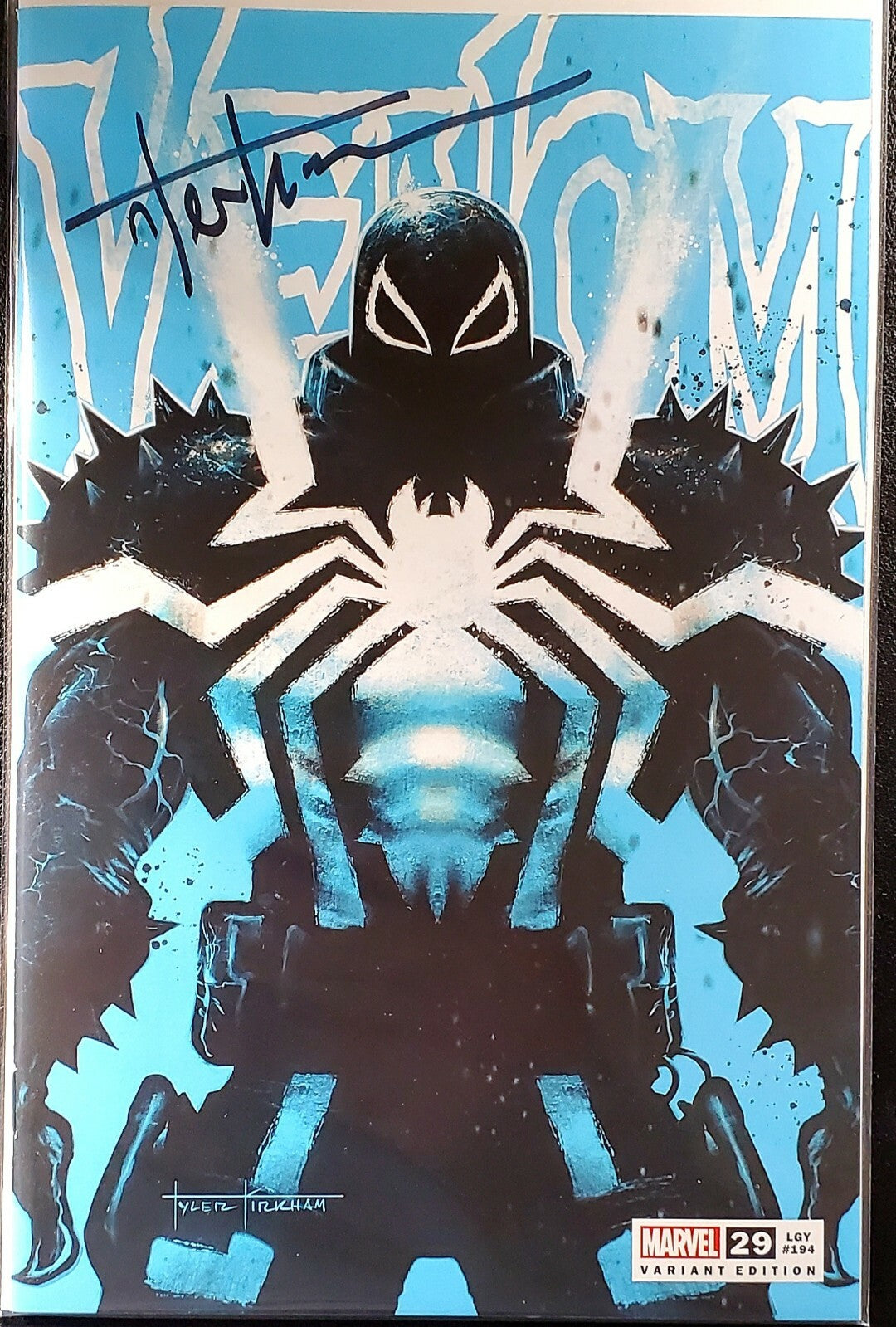 🔥🚨 Venom #29 SIGNED BY Kirkham TRADE  Variant W/ COA 🔥Crain virus knull