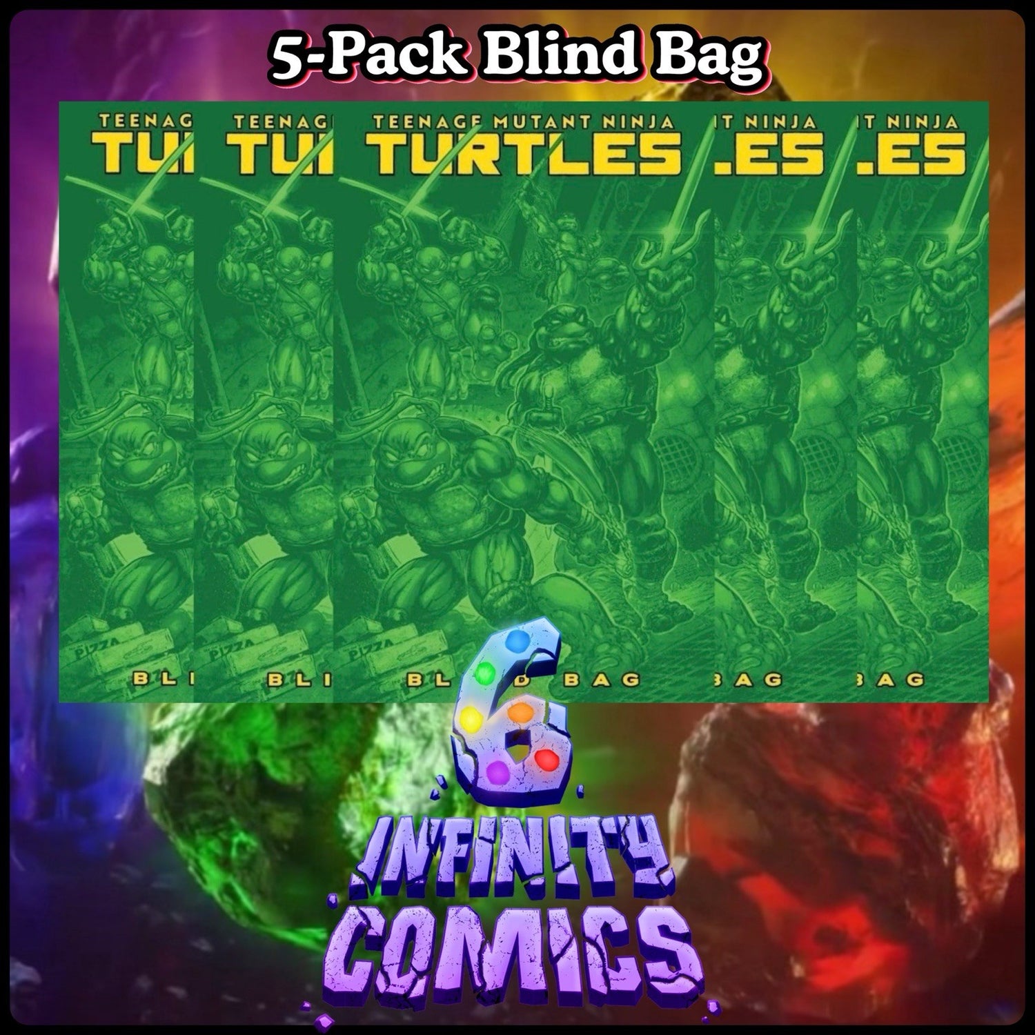 Teenage Mutant Ninja Turtles #13 Variant F (Blind Bag) 5-Pack 🔥🐢
