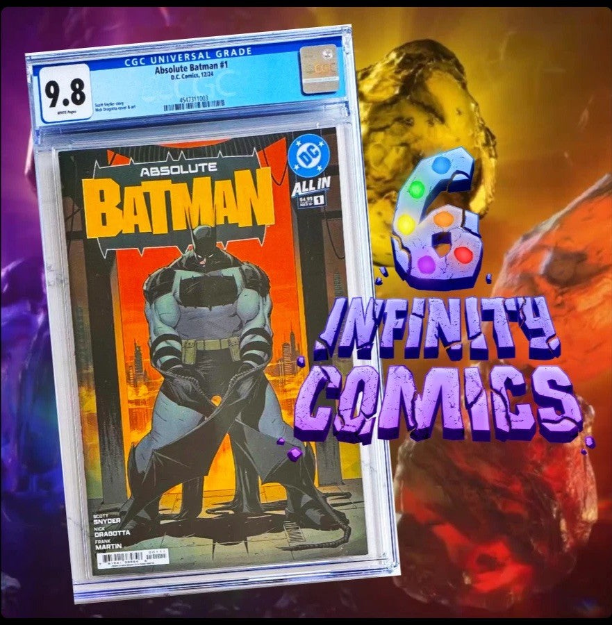 Absolute Batman, Nick Dragotta, Scott Snyder, CGC, CGC 9.8, Near Mint/Mint