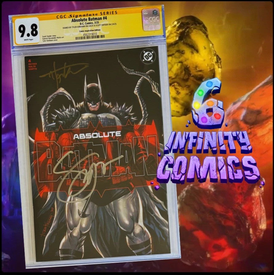 Absolute batman, nick dragotta, scott Snyder, Tyler Kirkham, batman, cgc 9.8