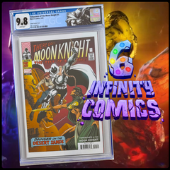 GENE COLAN VARIANT, Moon Knight, Custom label, CGC 9.8, Hidden Gem