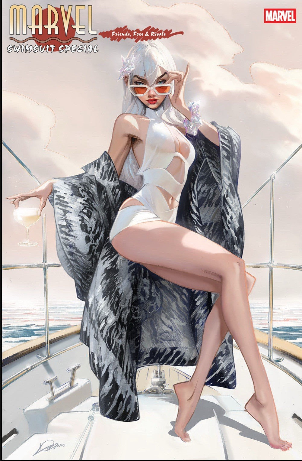 MARVEL SWIMSUIT SPECIAL FRIENDS FOES & RIVALS #1 SDCC POLYBAG J. SCOTT CAMPBELL VARIANT